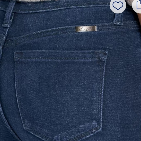 KanCan High Rise Bootcut Jeans - Dark Wash - Picture 5 of 12